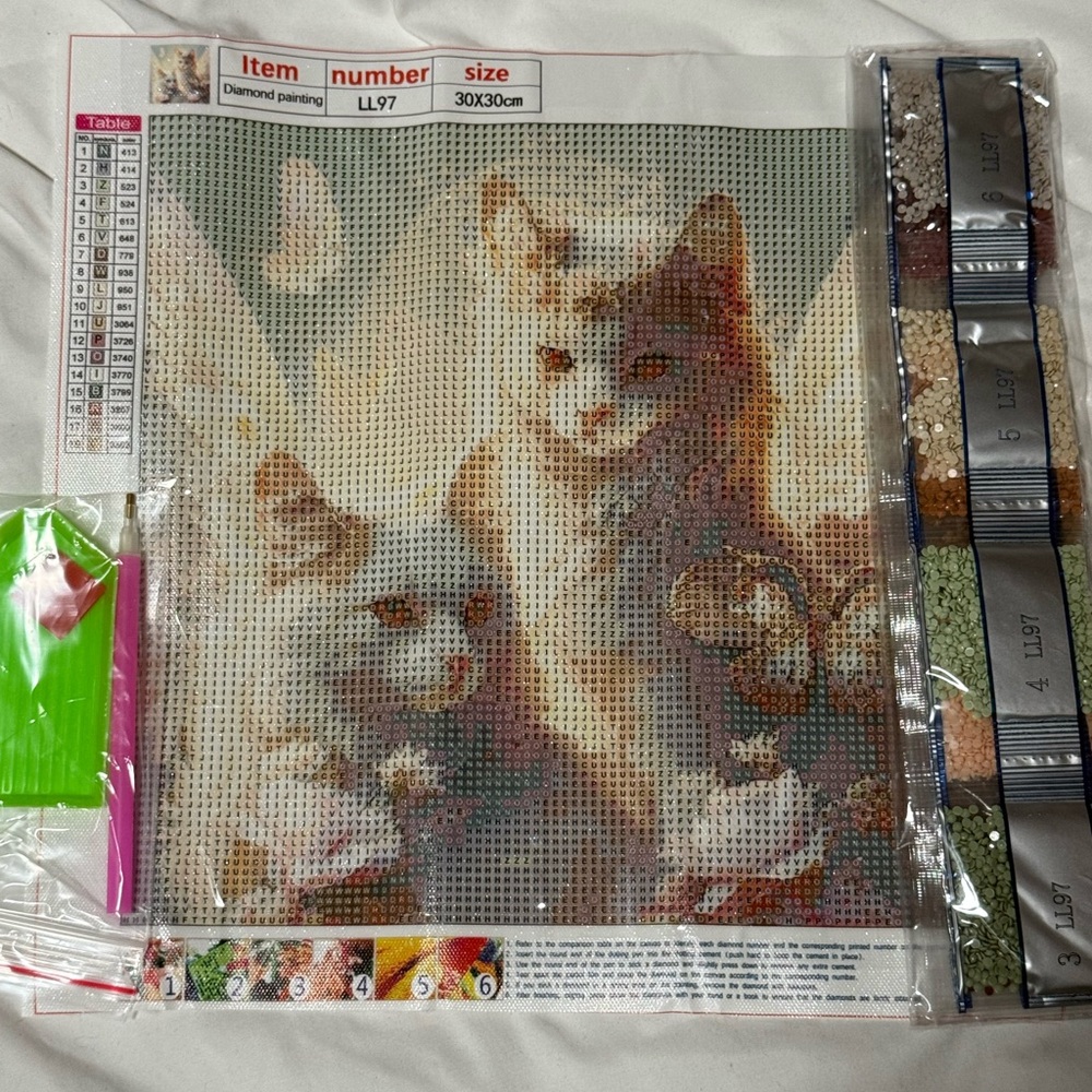 Cat Diamond Painting Kit